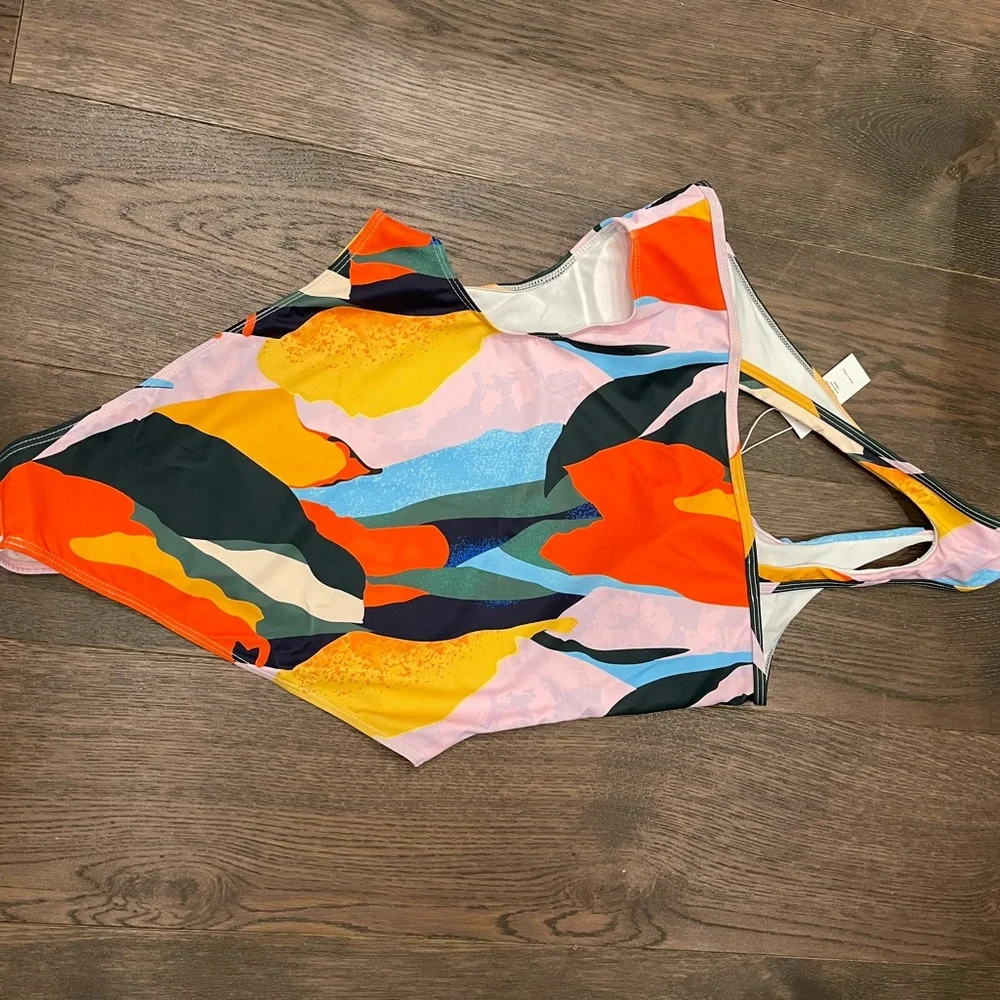 Edel Qual Multicolor Abstract Tank Top - Picture 1 of 3